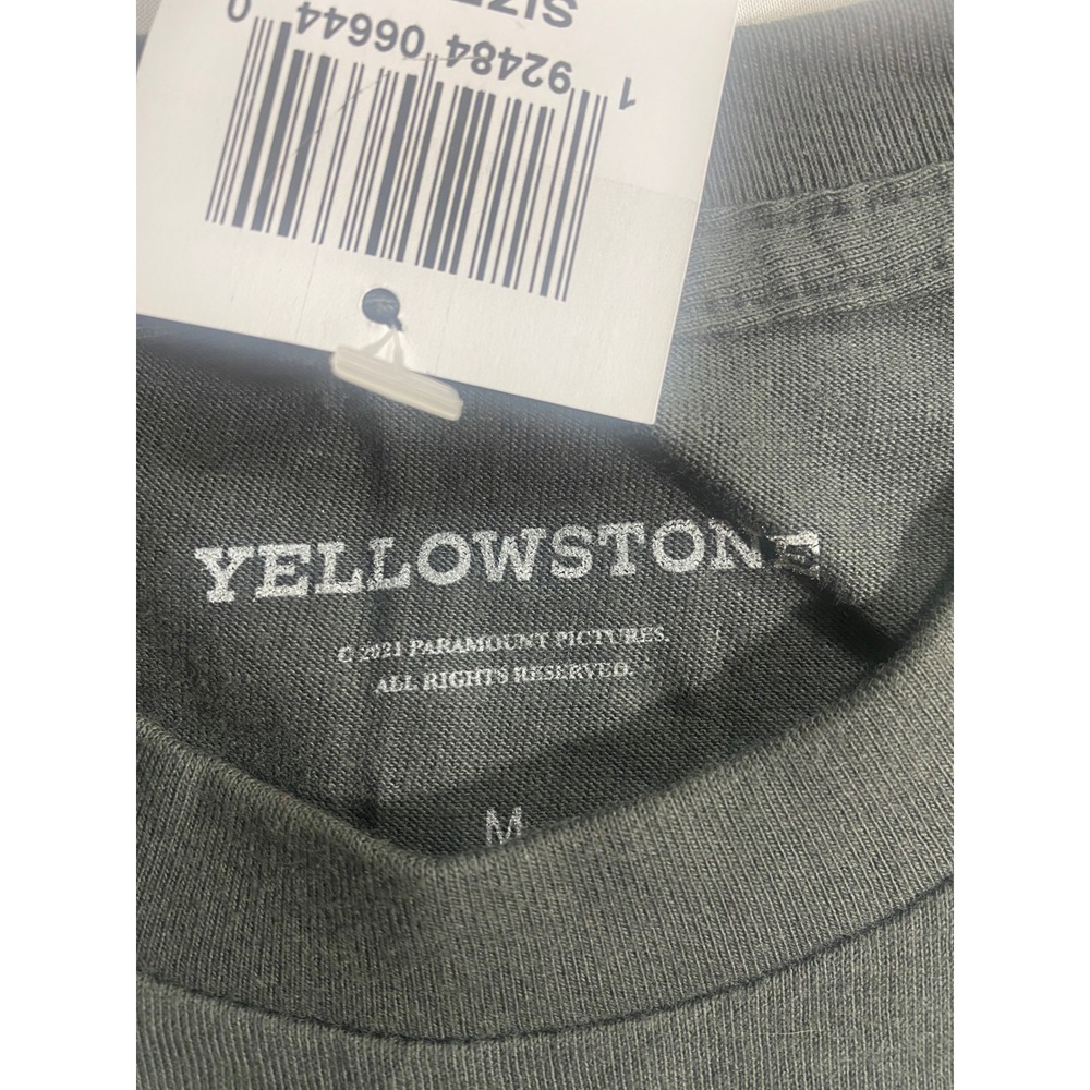 Yellowstone TV Show Shirt Medium All Yours Graphic T-Shirt Charcoal Gray - Picture 7 of 8